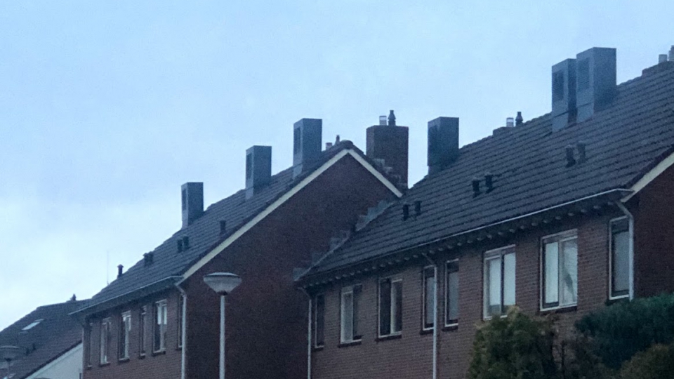 Op dak zonder luik met wtw en riool